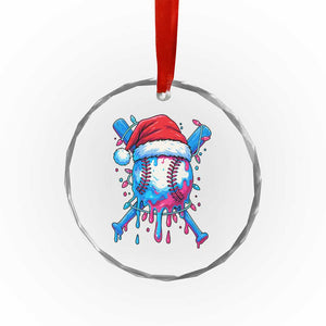 Christmas Baseball Ice Cream Drip Crystal Glass Ornament Santa Sports Xmas Light Boys Sprinkles Baseball Bat TS10 Print Your Wear