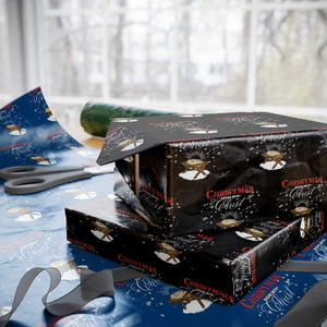Christmas Begins With Christ Wrapping Paper Roll Christian Christmas Jesus God TS11 Black Print Your Wear