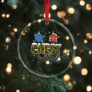 Christmas Couples Crystal Glass Ornament Chestnuts Xmas Matching Family Funny Chest TS02 Print Your Wear