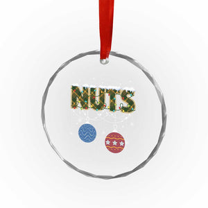 Christmas Couples Crystal Glass Ornament Chestnuts Xmas Matching Family Funny Nuts TS02 Print Your Wear