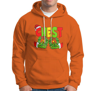 Christmas Couples Hoodie Chestnuts Xmas Matching Family Funny Chest Skeleton TS02 Orange Printyourwear