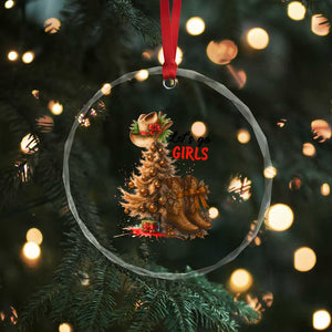 Christmas Cowgirl Boots Crystal Glass Ornament Western Cowboy Hat Howdy TS14 Print Your Wear