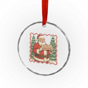 Christmas Gift For Big Fans Of Human Rights And Activism Crystal Glass Ornament TS12 Print Your Wear