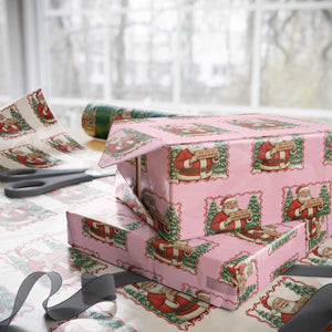 Christmas Gift For Big Fans Of Human Rights And Activism Wrapping Paper Roll TS12 Light Pink Print Your Wear