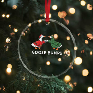 Christmas Goose Bumps Holiday Season Crystal Glass Ornament TS14 Print Your Wear