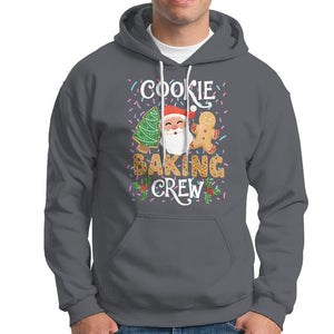 Christmas Hoodie Cookie Baking Crew Santa Xmas Tree Gingerbread TS09 Charcoal Printyourwear