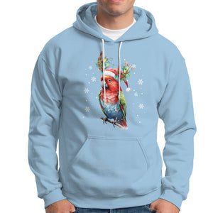 Christmas Hoodie Cute Parot Reindeer Santa Hat TS09 Printyourwear