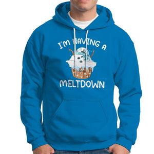 Christmas Hoodie I'm Having a Meltdown Snowman Xmas Melting Snow Icecream TS09 Printyourwear