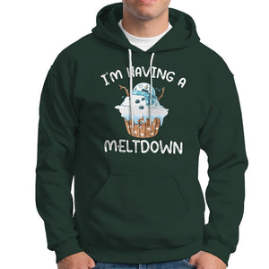 Christmas Hoodie I'm Having a Meltdown Snowman Xmas Melting Snow Icecream TS09 Printyourwear