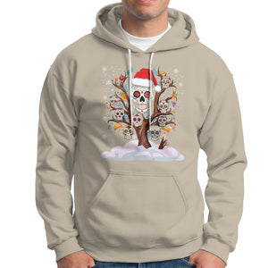 Christmas Hoodie Sugar Skull On Tree Funny Xmas TS09 Sand Printyourwear