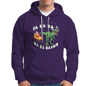 Christmas Hoodie Tree Rex Fa Ra Rawr T-Rex Dinosaur TS09 Printyourwear
