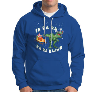 Christmas Hoodie Tree Rex Fa Ra Rawr T-Rex Dinosaur TS09 Printyourwear