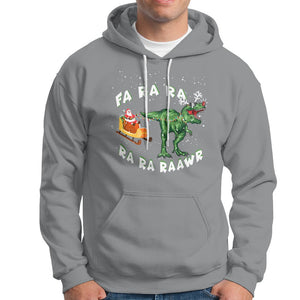 Christmas Hoodie Tree Rex Fa Ra Rawr T-Rex Dinosaur TS09 Printyourwear