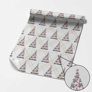 Christmas In Hawaii Wrapping Paper Roll Mele Kalikimaka Kakau Tattoo Turtle Christmas Tree TS11 Christmas Plaid Print Your Wear
