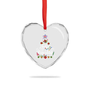 Christmas In Mexico Heart Crystal Glass Ornament Feliz Navidad Pinata Star Xmas Tree TS11 Print Your Wear