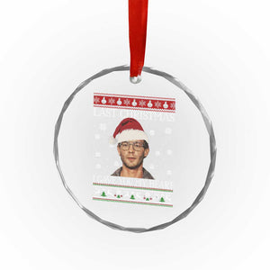Christmas Jeffrey Dahmer Crystal Glass Ornament True Crime I Gave You My Heart Christmas TS10 Print Your Wear