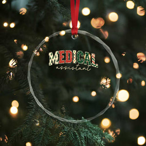 Christmas Medical Assistant Crystal Glass Ornament MA Nurse Grad Gift TS10 Print Your Wear