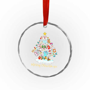 Christmas Nurse Tree Lights Crystal Glass Ornament TS14 Print Your Wear