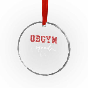Christmas OBGYN Squad Crystal Glass Ornament Obstetrics And Gynecology Nurse TS10 Print Your Wear