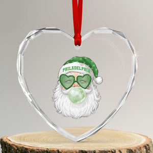 Christmas PFE Heart Crystal Glass Ornament Vintage Retro Santa Bubble Gum Game Day TS10 Transparent Glass 3'' Heart Print Your Wear