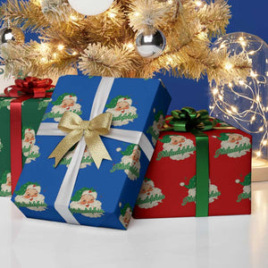 Christmas Philly Lover Wrapping Paper Roll Vintage Santa EF Football Fan TS10 Print Your Wear