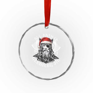 Christmas Viking Crystal Glass Ornament All Father Gledileg Jol Vintage Santa Odin TS11 Print Your Wear
