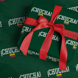 Chucha Funny Ecuadorian Slang Ecuador Flag Latino Saying Wrapping Paper Roll