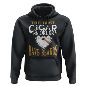 Cigar Lover Hoodie The Best Cigar Smokers Have Beards TS09 Black Print Your Wear