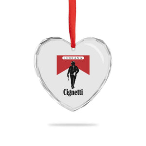 Cignetti Walking Retro Red Box Heart Crystal Glass Ornament Indiana Game Day Sports Fan TS02 Print Your Wear