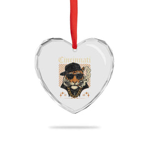 BFT Game Day Heart Crystal Glass Ornament Retro Vintage Mascot Sports Fan TS10 Print Your Wear