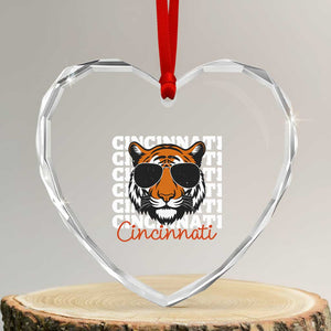BFT Game Day Heart Crystal Glass Ornament Retro Vintage Novelty Sports Fan TS10 Transparent Glass 3'' Heart Print Your Wear