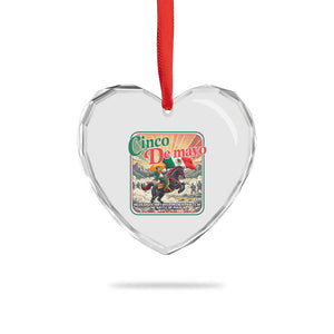 Cinco de Mayo Battle of Puebla Heart Crystal Glass Ornament Mexican Victory History 1862 TS14 Print Your Wear