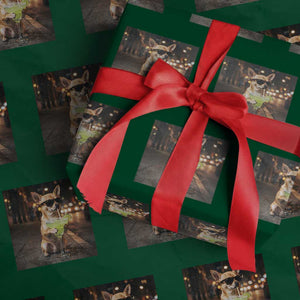 Cinco de Mayo Margarita Wrapping Paper Roll Funny Chihuahua Drinking Cocktail Mexican Fiesta Gift TS14 Green Print Your Wear