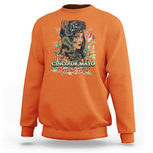 Cinco De Mayo Mexican Fiesta Aztec Sweatshirt TS09 Orange Printyourwear