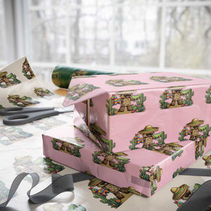 Cinco De Mayo Mexican Gamer Wrapping Paper Roll Video Game Fiesta Gift TS12 Light Pink Print Your Wear