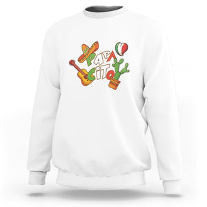 Cinco De Mayo Sweatshirt Papacito Family Matching Mexican Dad TS09 White Printyourwear