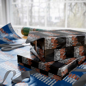 Civil Right Leaders Inspiration Wrapping Paper Roll Dream Like Martin Black History African American TS02 Black Print Your Wear