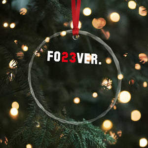 Classic Baseball Jersey Number 23 Crystal Glass Ornament Fo23ever #23 Vintage Sports Fan TS02