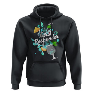 Cocktail Lover Hoodie Thirst Responder Funny Mixologists Bartender TS11 Black Print Your Wear
