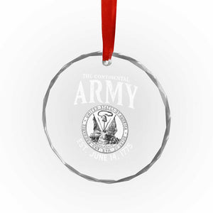 Continental Army America Independence Revolutionary War Seal Crystal Glass Ornament TS11 Print Your Wear