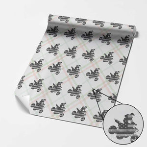 Cool ATV Wrapping Paper Roll Quad 4 Wheeler ATV Riding American Flag TS10 Christmas Plaid Print Your Wear