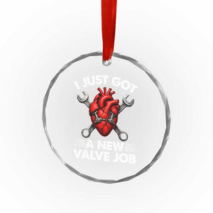 Cool Heart Surgery Survivor Crystal Glass Ornament Funny Valve Job Coronary Bypass Artery Open Heart Surgery