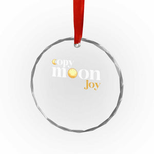 Copy Moon Joy Statement Full Moon Crystal Glass Ornament Space Exploration Lunar Journey 2026 TS12 Print Your Wear