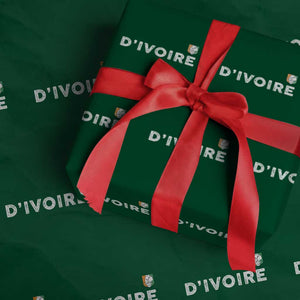 Côte D Ivoire Wrapping Paper Roll Ivory Coast Crest Football Elephant Family Matching
