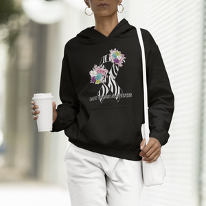 Rare Disease Day Shirts Hoodie Rare Disease Awareness Rare Disease Day Floral Zebra Ribbon TS02 Printyourwear