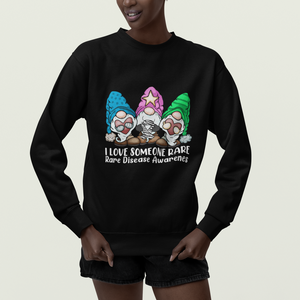 Rare Disease Day Shirts Sweatshirt I Love Someone Rare Zebra Ribbon Zebra Disease Awareness TS02 Printyourwear