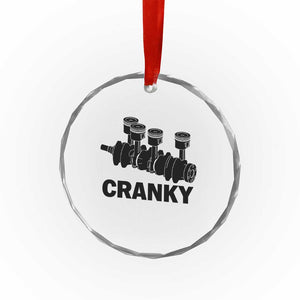 Cranky Car Engine Crankshaft Cars Lover Crystal Glass Ornament Mechanics Father Day TS10 Print Your Wear