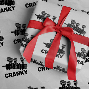 Cranky Car Engine Crankshaft Cars Lover Wrapping Paper Roll Mechanics Father Day TS10 White Print Your Wear