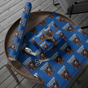 Crayon Eater Wrapping Paper Roll Funny Eagle 250th Anniversary Veterans Gifts TS10 Blue Print Your Wear
