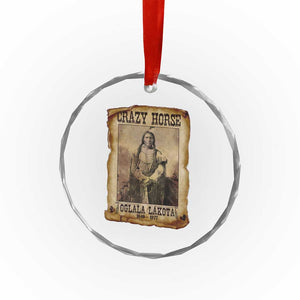 Crazy Horse Crystal Glass Ornament Legendary Oglala Sioux Lakota Leader Native American Indian TS10 Print Your Wear
